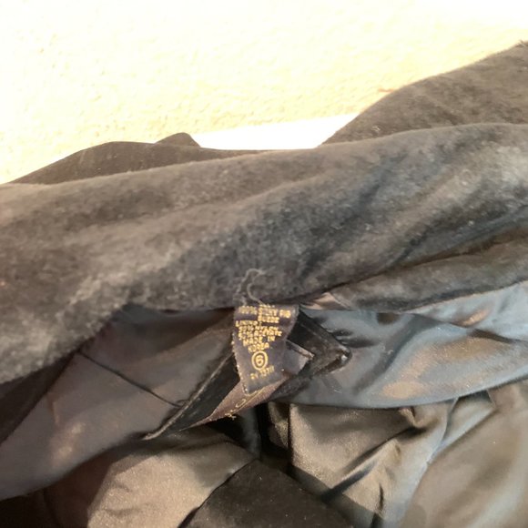 Vintage Dana Brooke black soft suede jacket size 6 oversized fits larger - Picture 14 of 15